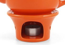 Metropolitan Tea Orange Ceramic Teapot Warmer