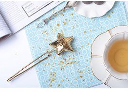 Creativity Gold Stainless Steel Quality Tea Infuser Clip - Star / Moon / Sun / Shell / Teapot N19