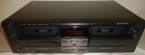 JVC TD-W207 Recordable Stereo Double Cassette Tape Deck With DDRP Dynamic Detection Recording Processor - Japan N3