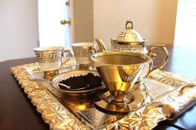 Qahwa Cup Gold Pour Over Coffee Dripper - Titanium Coated Stainless Steel Reusable Paperless Coffee Filter – Single... N4