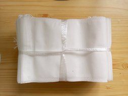 Lucklovely Empty Tea Filter Bags Disposable Tea Infuser with String 68cm for Loose Tea 100Pcs