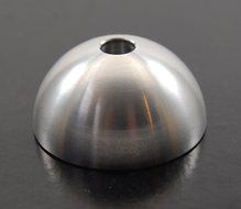 45 rpm vinyl record TURNTABLE ADAPTER --- METAL DOME --- NEW - 7" N3