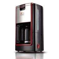 Royal- MD-236 American Fully Automatic Drip Coffee Machine Tea Machine 1.2L ( Color : Red And Black ) N4