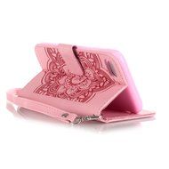 iPhone 7 Case, PHEZEN Dream Catcher Design Bling Diamond PU Leather Wallet Case [Magnetic Closure] [Credit Card... N37
