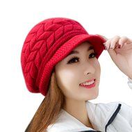 Orangesky Women Skullies Beanies Knitted Hats (Beige) N6