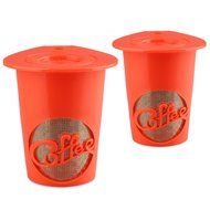 Nicelucky 24K Gold Reusable K-Carafe Filter for Keurig 2.0 K200/K300/K400/K500, 2 Pack K-cup Coffee Ffilters N3