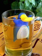 The Adorable Loose Leaf Silicone Tea Infuser Set of 5 by SunKewl with Gift Box N9