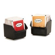 Mind Reader "Baggy" Tea Bag holder and Condiment Organizer, Black N6