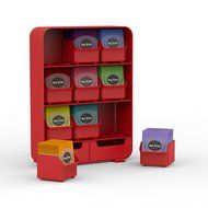 Mind Reader "Baggy" Tea Bag holder and Condiment Organizer, Black N7