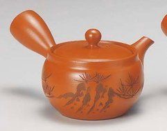 Yamakikai Orange Kyusu(Japanese teapot)with a strainer 280cc GL1878 from Japan