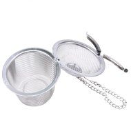WHOSEE 2-Pack Creative Stainless Steel Ball Tea Strainer Infuser Mesh Filter Loose Leaf Spice Size M N6
