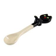 Coffee Scoops Novelty Funny Animal Ceramic Tableware Coffee Spoons Stirring Spoon Sugar Spoon (Brown,Bear) N6