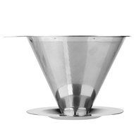 Koonan Stainless Steel Portable Coffee Filter Rack,Spring type coffee frilter rack(Filter rack(1-4cups)-D) N10