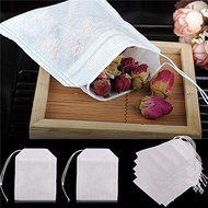 Empty Teabags 100PcsLot Tea Bags String Heal Seal Filter Paper Teabag 5.5 x 7CM for Herb Loose Tea N4