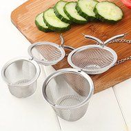GeoBIX£¨TM)Stainless Mesh Ball soup seasoning packet Reusable Strainer soup Herbal Locking Tea Filter Infuser...