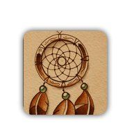Generic Cup Coaster Creative Design Dream Catcher Mdf Material N3