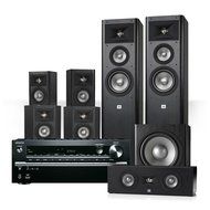 Onkyo TX-NR646 7.2-Channel Network AV Receiver with JBL Studio 270 7.1 Home Theater Speaker System Package N3