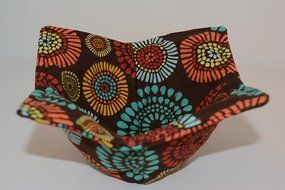Microwave Bowl Cozies // Set of 3 // 1 Small Bowl Cozy // 1 Medium Bowl Cozy // 1 Dinner Plate Cozy // Kaleidoscope N2