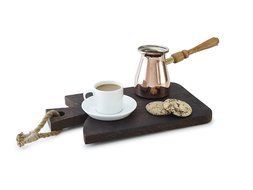 Kuprum 8698213273025 Handmade Turkish Coffee Pot Arabic Greek Stovetop Coffee Maker Ibrik Cezve Briki with Stay... N2