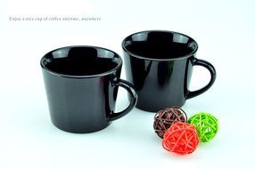 Sven brothers Automatic drip coffee machine home office tea, sending two high-grade coffee mugs N9