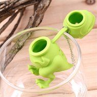 GOOTRADES Silicone Dinosaur Shaped Tea Infuser Loose Leaf Strainer Herbal Filter Diffuser N3