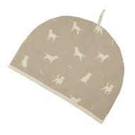 Dexam Happy Hounds Large Tea Cozy for 6 Cup Teapot in Clay