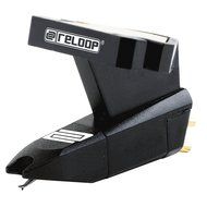 Reloop OM-BLACK Turntable Stylus Cartridge with Headshell Mounting N2