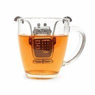 GOOTRADES Robot Hanging Tea Leaf Infuser Infuser Steel Strainer Herbal Spice Filter N7