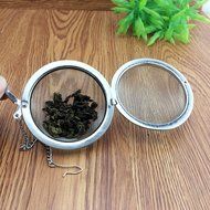 Stainless Steel Tea Infuser - JamHoo Set of 3 Size (S/M/L) Ultra Fine Mesh Tea Balls With Retro Maple Leaf Hanging... N8