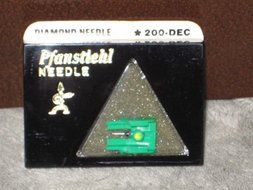 Pfanstiehl 200-DEC Diamond Phonograph Record Player Needle - Audio Technica ATS-11E, AT-11E