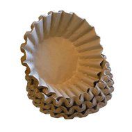 Quantum Positive - Unbleached Coffee Filters, 100 - Biodegradable, Natural Brown Filters - Cone Size 4 or Large... N4