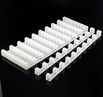 Forsun beekeeping tools groove beekeeper equipment bee hives frame plastic strips nest box fixed pack of 10 pcs N4