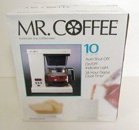 Mr. Coffee Automatic Drip Coffeemaker 10 Cup SRX55 Vintage 1990