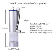 Delipop ES66 Manual Coffee Grinder Premium Stainless Steel With Adjustable Ceramic Burr 7.5inch Length Including... N12
