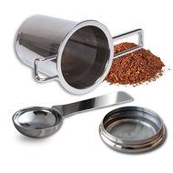 Stainless Steel Tea Infuser + Tea Scoop Spoon, Extra Fine Mesh Filter Loose Leaf Tea Strainer with 4.5 Inch Long... N7