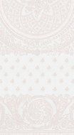 Caspari 12271GG Jacquard Paper Linen Guest Towels, White, 12-Pack