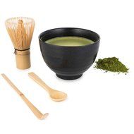 MatchaDNA Handcrafted Matcha Tea Bowl - Black N9
