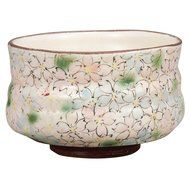 Japanese Matcha Bowl Sakura Kutani Yaki(ware)