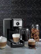 Mr. Coffee Premium Self Tamping Espresso with Milk Frother, ECMPT1000 N8