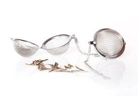 Tea Ball Infuser,ERZA SCARLET Stainless Steel Mesh Tea Ball,Perfect Strainer for Tea with Cozy Tea Time,Set of 2 N5