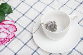 Tea Ball Infuser,ERZA SCARLET Stainless Steel Mesh Tea Ball,Perfect Strainer for Tea with Cozy Tea Time,Set of 2 N6