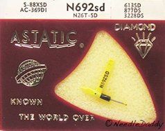 PHONOGRAPH NEEDLE 811-DS73 SONOTONE N26T-SD N27T-SD N100T-D ASTATIC N692-SD