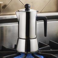 BonJour Coffee Stainless Steel Stovetop Espresso Maker, 32-Ounce N6