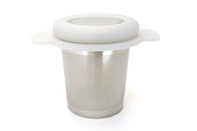Premium Quality Tea Infuser Strainer for Loose Leaf Tea - Silicone COOL TOUCH handles - Ultra Fine Mesh Stainless... N3