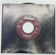 THE BEATLES " TWIST AND SHOUT" "THERE'S A PLACE " 45 RPM Record CAPITOL B-5624
