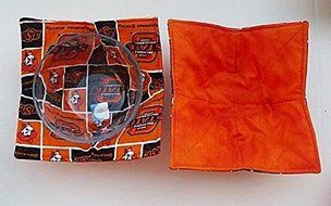 Oklahoma Cowboys OSU ,handmade, Hot Cold Bowl Cozy,Microwave Bowl Cozie,Fabric Trivet,Hot pad,Pot Holder,Cotton... N4
