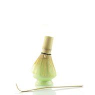 Making Matcha Start Up Kit - Matcha Whisk - Scoop - Sifter - Holder (4) N3