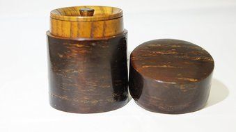 "Chadutsu" Tea Canister Cherry Bark Japan Import N5