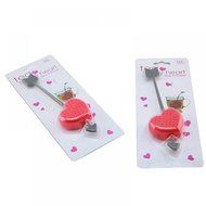 MAXGOODS Fine Sweet Tea Filter Infuser Strainer Teacup Teapot Cupid Heart 2-Pack N3