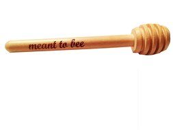 Meant to Bee Engraved Honey Dippers Set of 10 N2